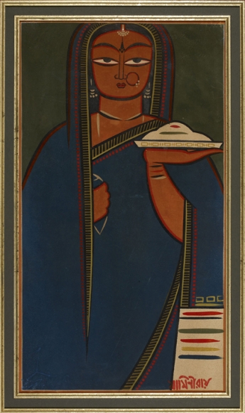 Jamini Roy Untitled (Pujarin)