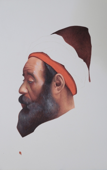 Irfan Hasan Profile of Moroccan Man, After Josep Tapiró Baró