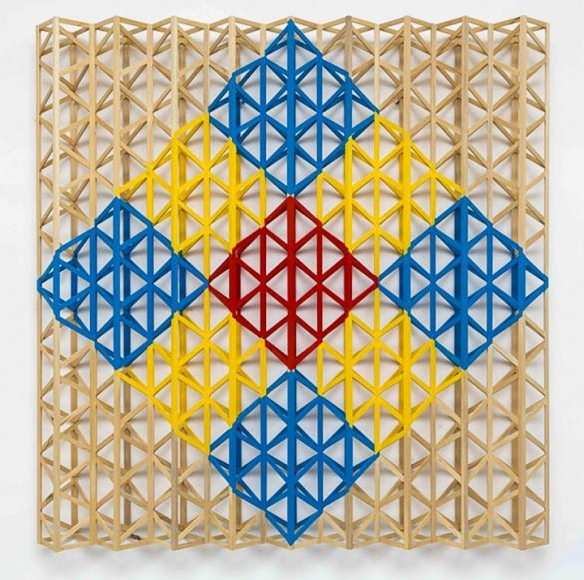 Rasheed Araeen Red Square Breaking into Primary Colours