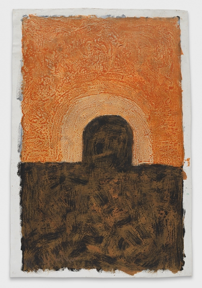 K.S. Kulkarni, Untitled (Brown Orange)