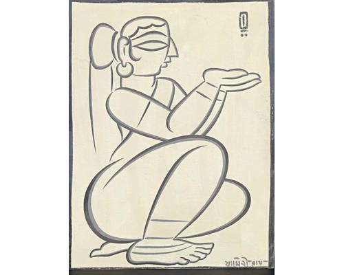 Jamini Roy Seated Woman 
