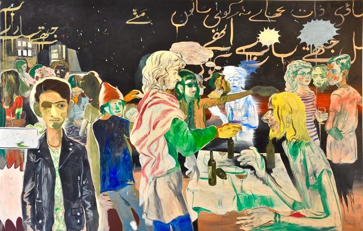 Salman Toor Rooftop Party With Ghosts 2