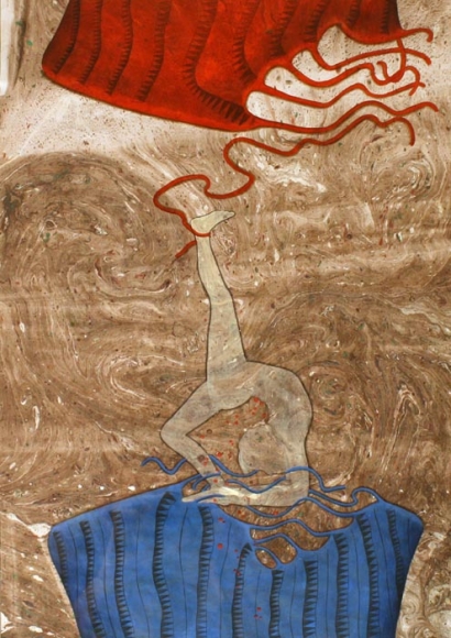 Attiya Shaukat UNTITLED (RED AND BLUE 3)
