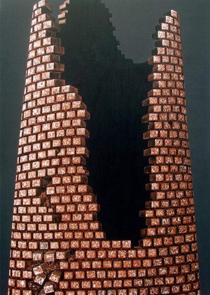Rajan Krishnan CHIMNEY OF THE TILE FACTORY BY THE RIVER