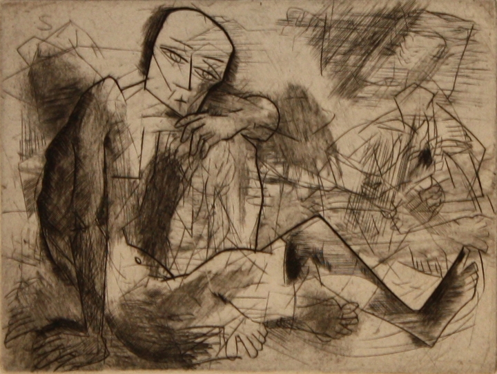 Somnath Hore Untitled (The Pondering Man)