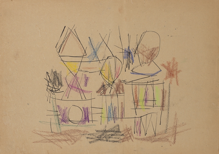 Ernest Mancoba Untitled (Figures)