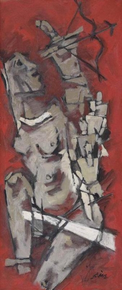 M.F. Husain DRAUPADI (MAHABHARATA)
