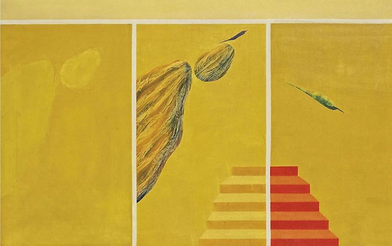 Jagdish Swaminathan UNTITLED (BIRD AND MOUNTAIN SERIES)