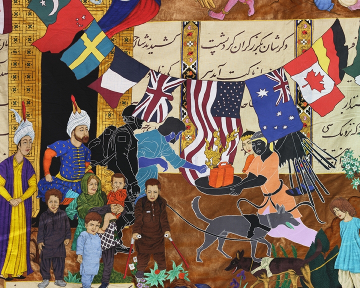 Khadim Ali What Now My Friend? (detail)