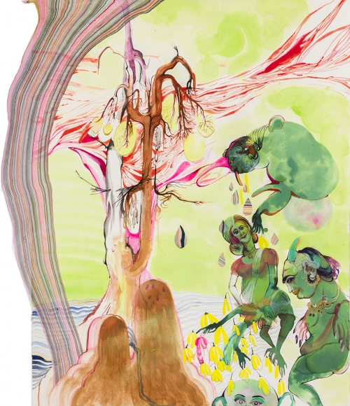 Rina Banerjee The gene was his mule, Mendel with his peas in the monastery in thick garden made variety, made mischief while green ponds, unripe flower took to crossing, blended fluids so dominant was recessive
