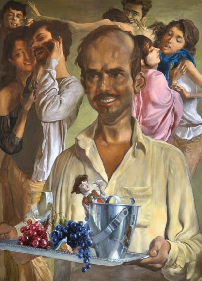 Salman Toor THE HAPPY SERVANT