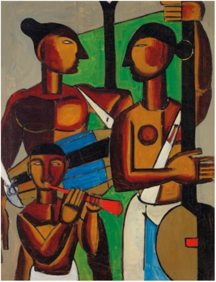 BIREN DE Untitled (Vaishnavites ), 1955