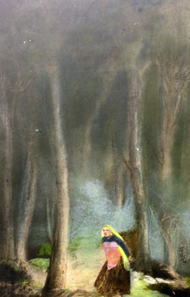Abanindranath Tagore A WOMAN IN THE FOREST