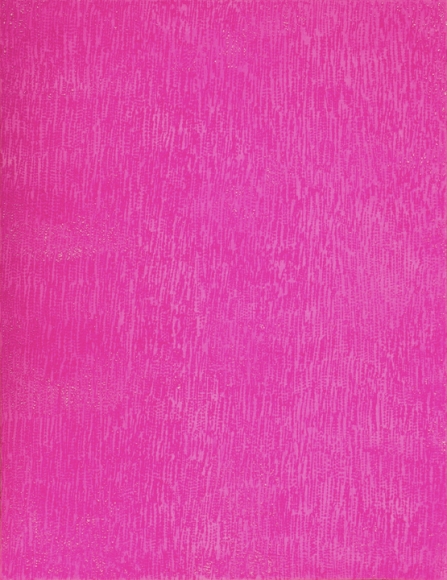 Mohammed Kazem , Acrylic on Scratched Paper (Pink)