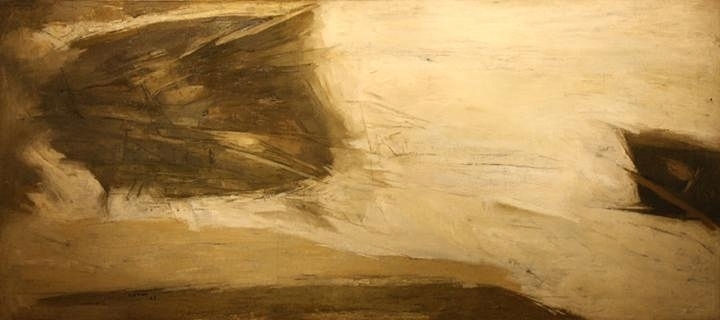 Ram Kumar Untitled Abstract 12