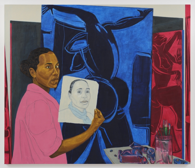 Mequitta Ahuja Portrait of Her Mother