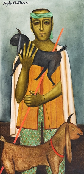 Anjolie Ela Menon, Goatherd I