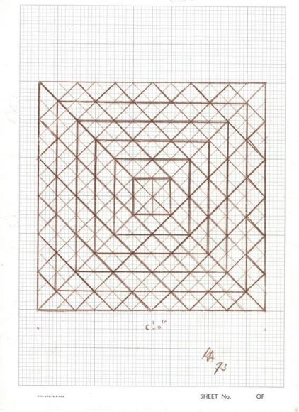 Rasheed Araeen Original Drawings for Sculpture (17-20)
