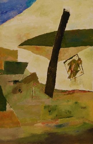 Ram Kumar Untitled Abstract 13