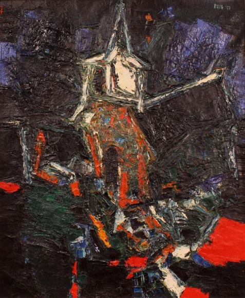 S.H. Raza UNTITLED (EGLISE)