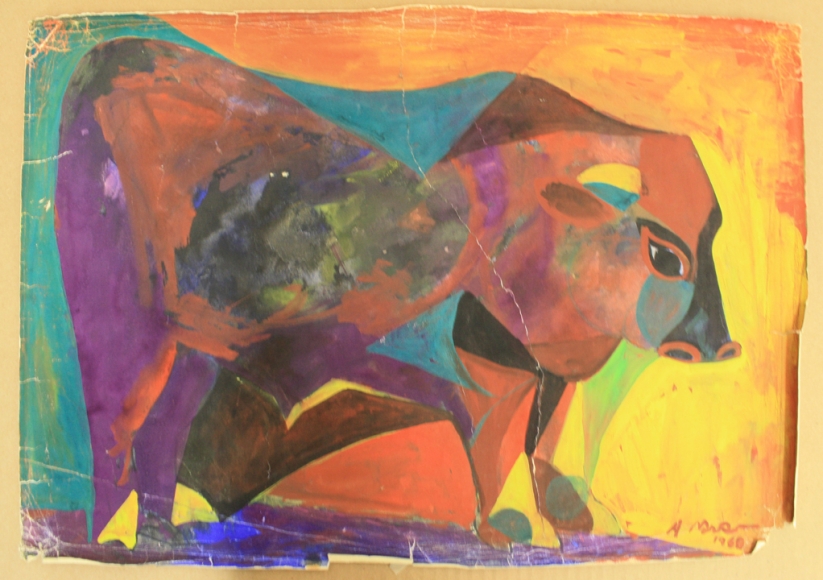 Ahmed Morsi Untitled (Bull)