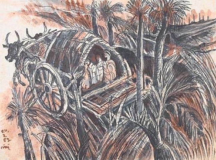 Nandalal Bose MUSICIAN / OX AND CART