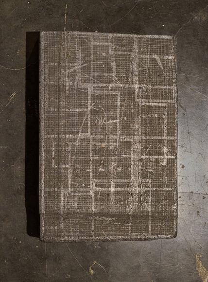 Hemali Bhuta Graphite drawing on graphite block