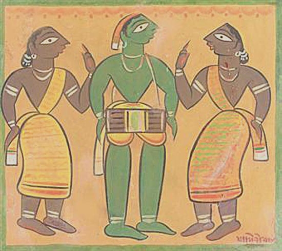 Jamini Roy UNTITLED (DRUMMER)