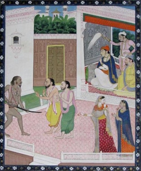 Courtiers Subduing Kapalika