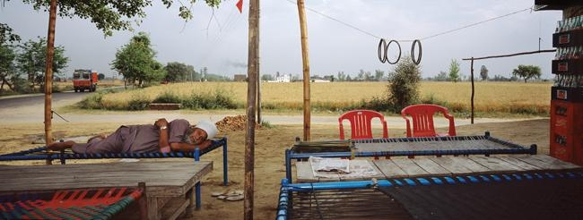 Raghu Rai On a Highway Punjab