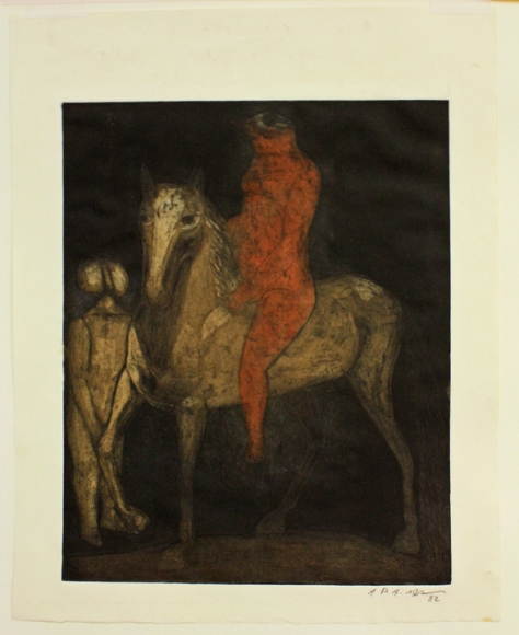 Ahmed Morsi Untitled (Two Figures with Horse)