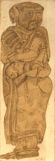 T. Vaikuntam UNTITLED (STANDING WOMAN I)