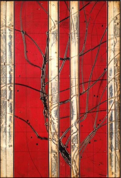 Aspenized 17 acrylic on panel