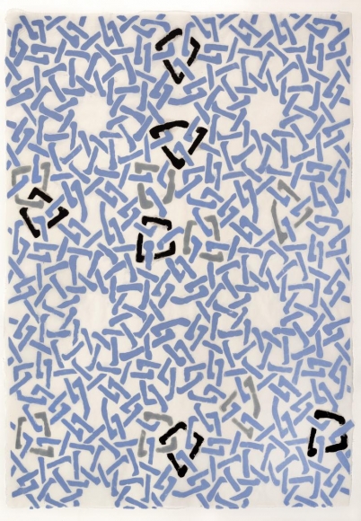 Blue, Black and Gray Webbing