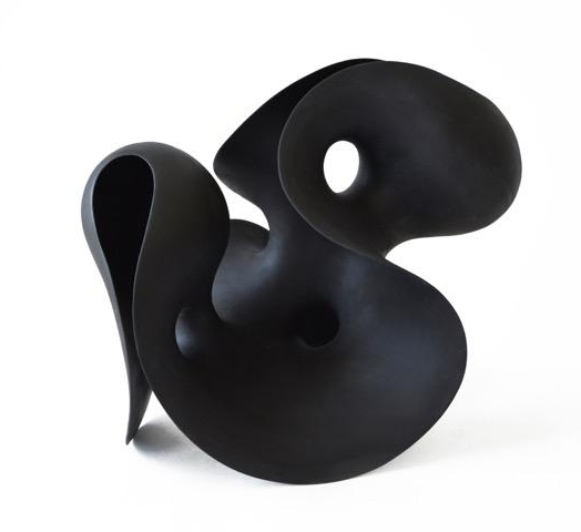 Bid, 2016 Stoneware, mixed material and pigmented acrylate paint.