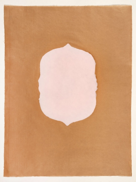 Meditation I handmade paper on Japanese gampip