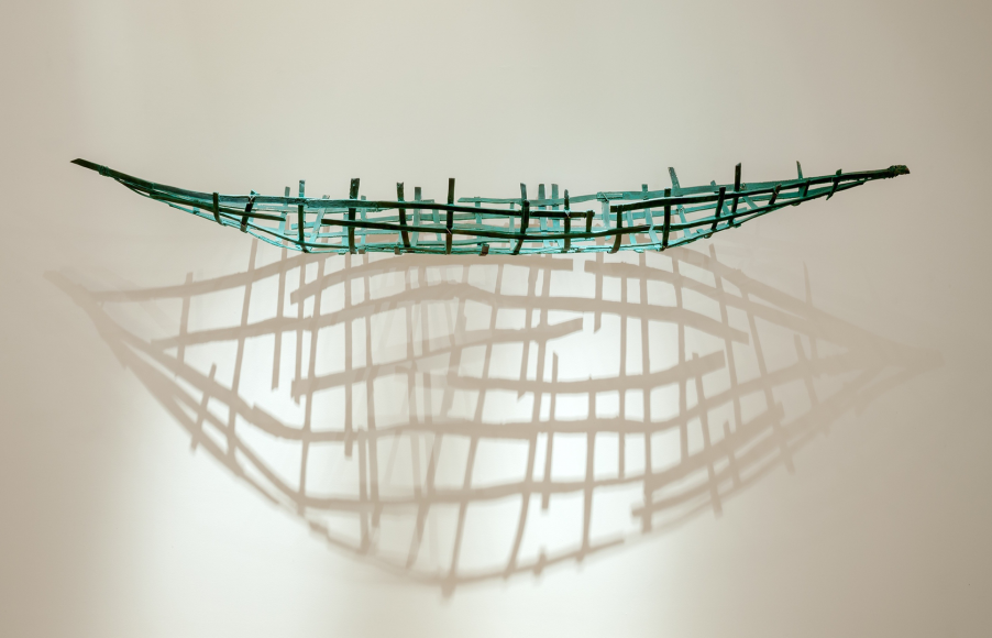 Argus patinated cast bronze