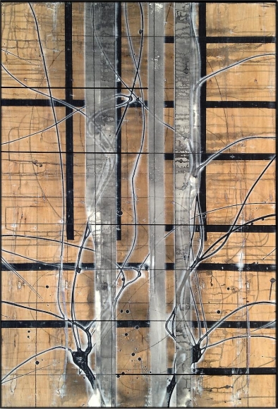 Aspenized 23 acrylic on panel