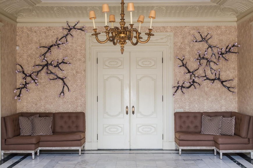 Bradley Sabin Antler Wall Installation