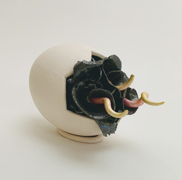 Bradley Sabin Floral Egg II, 2020