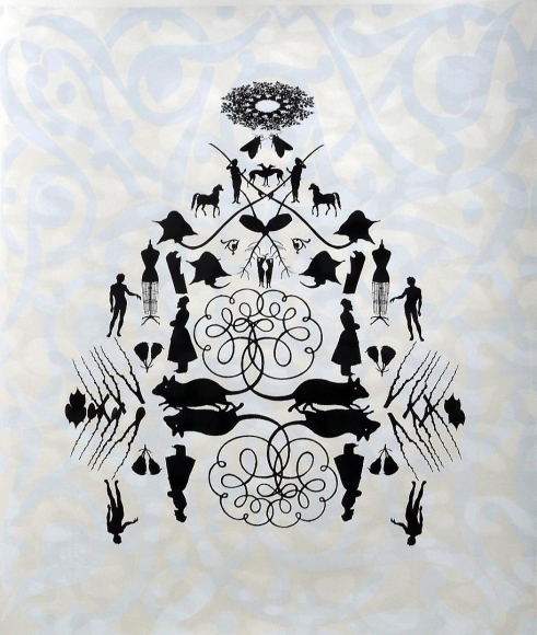 Mandala: Plague screen print