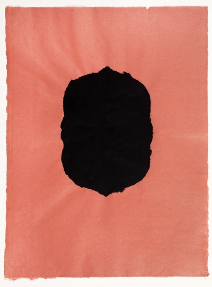 Meditation IV handmade paper on Japanese gampip