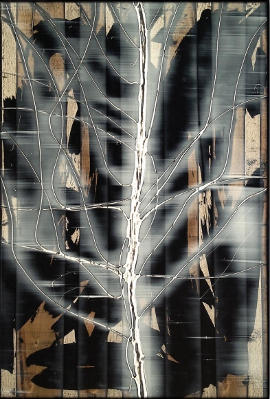 Treeclips 14 acrylic on panel