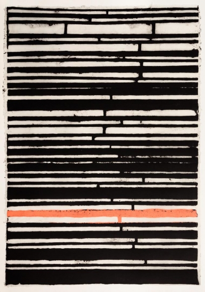 Black Stripes with Pink One
