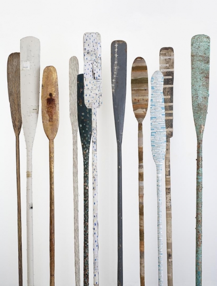 Oars mixed media