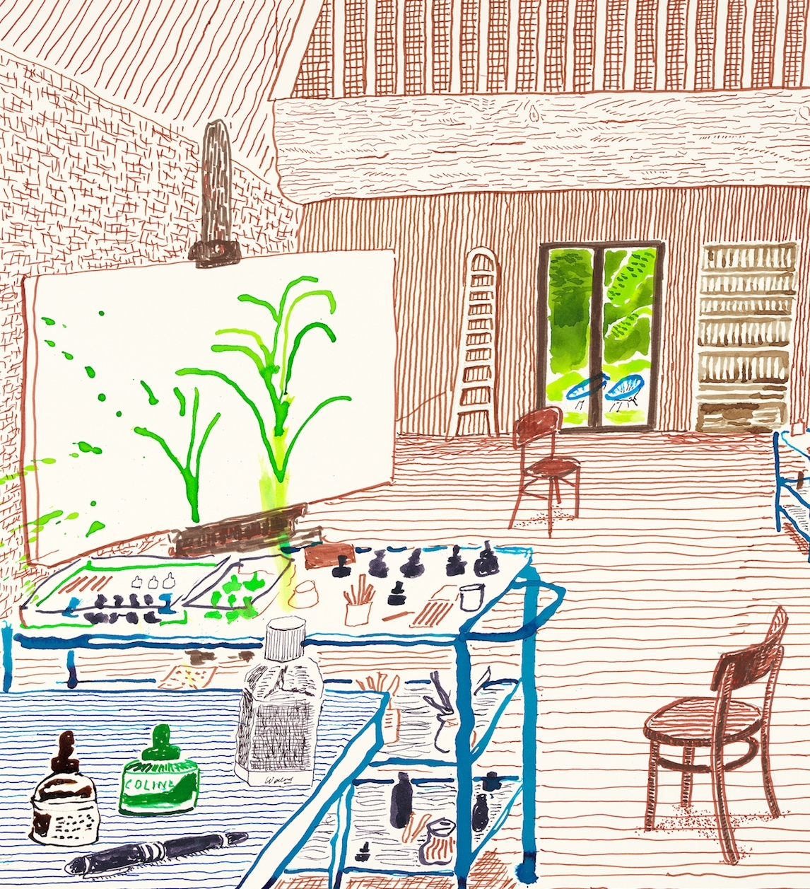 Hockney in Normandy
