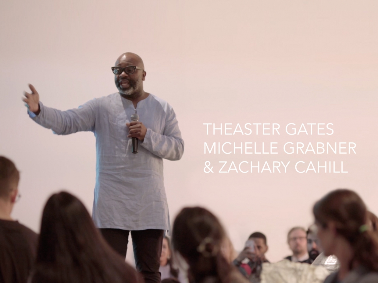 Gallery Talk with Theaster Gates, Michelle Grabner and Zachary Cahill