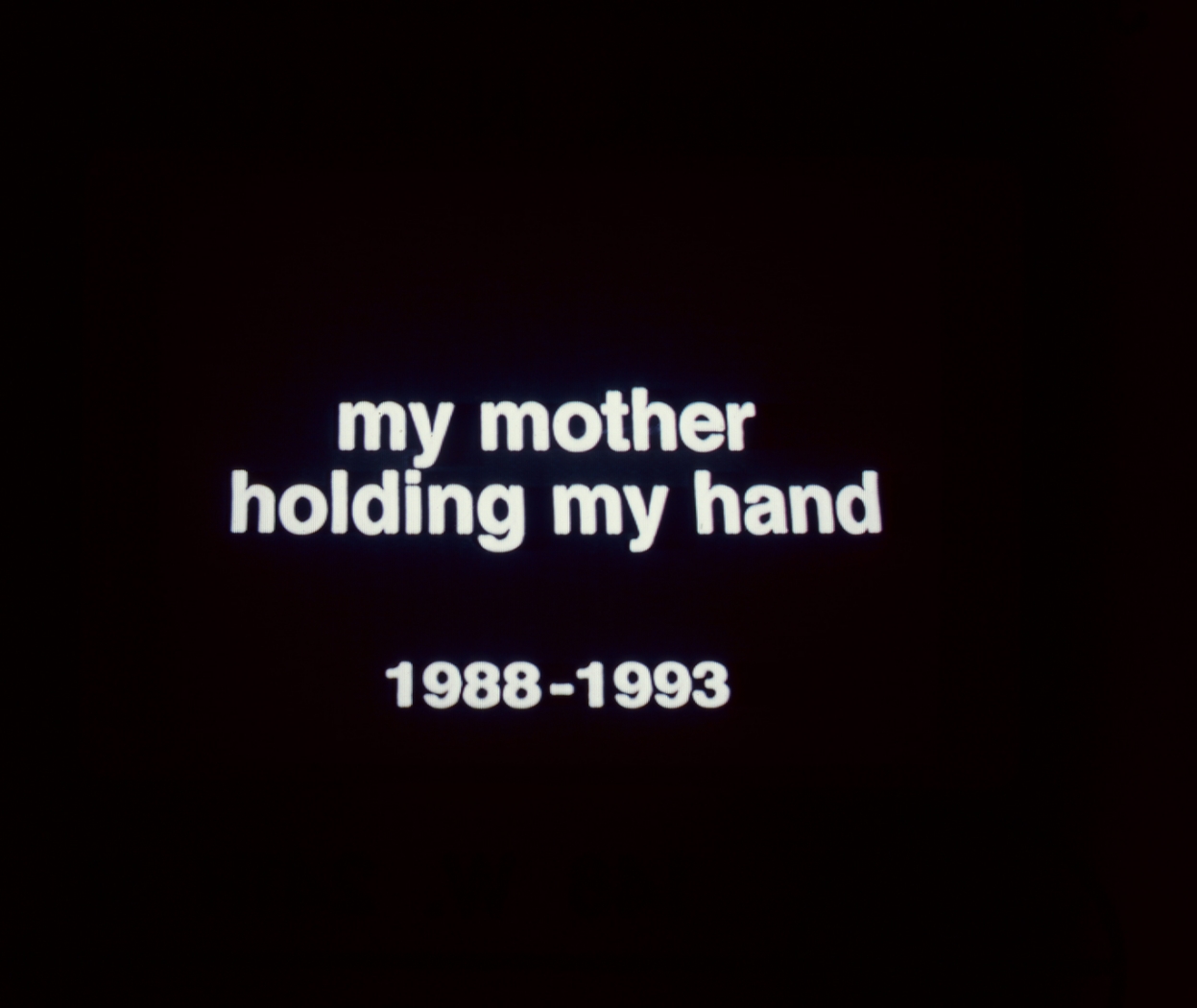Installation detail, The Jonathan Horowitz Show, video still, monitor 6, 1988-1993
