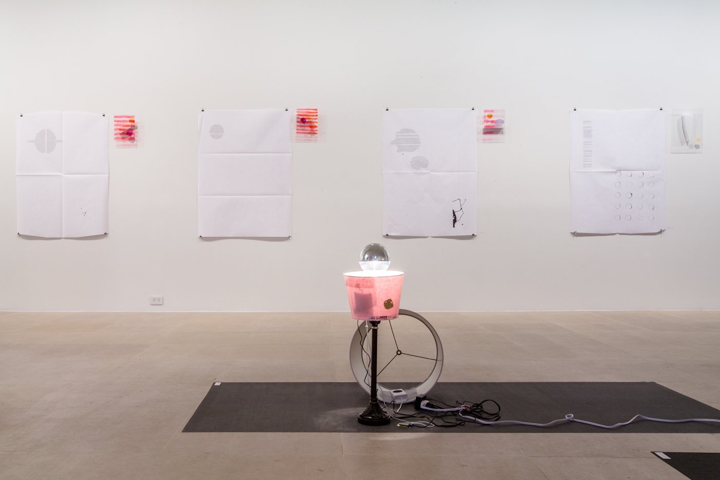 Josef Strau, Installation view, Exercises ab initio…, Greene Naftali, New York, 2012