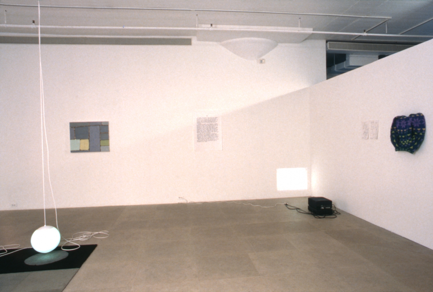 Installation view, Super Freaks Part II: Odyssey, Greene Naftali, New York, 1998